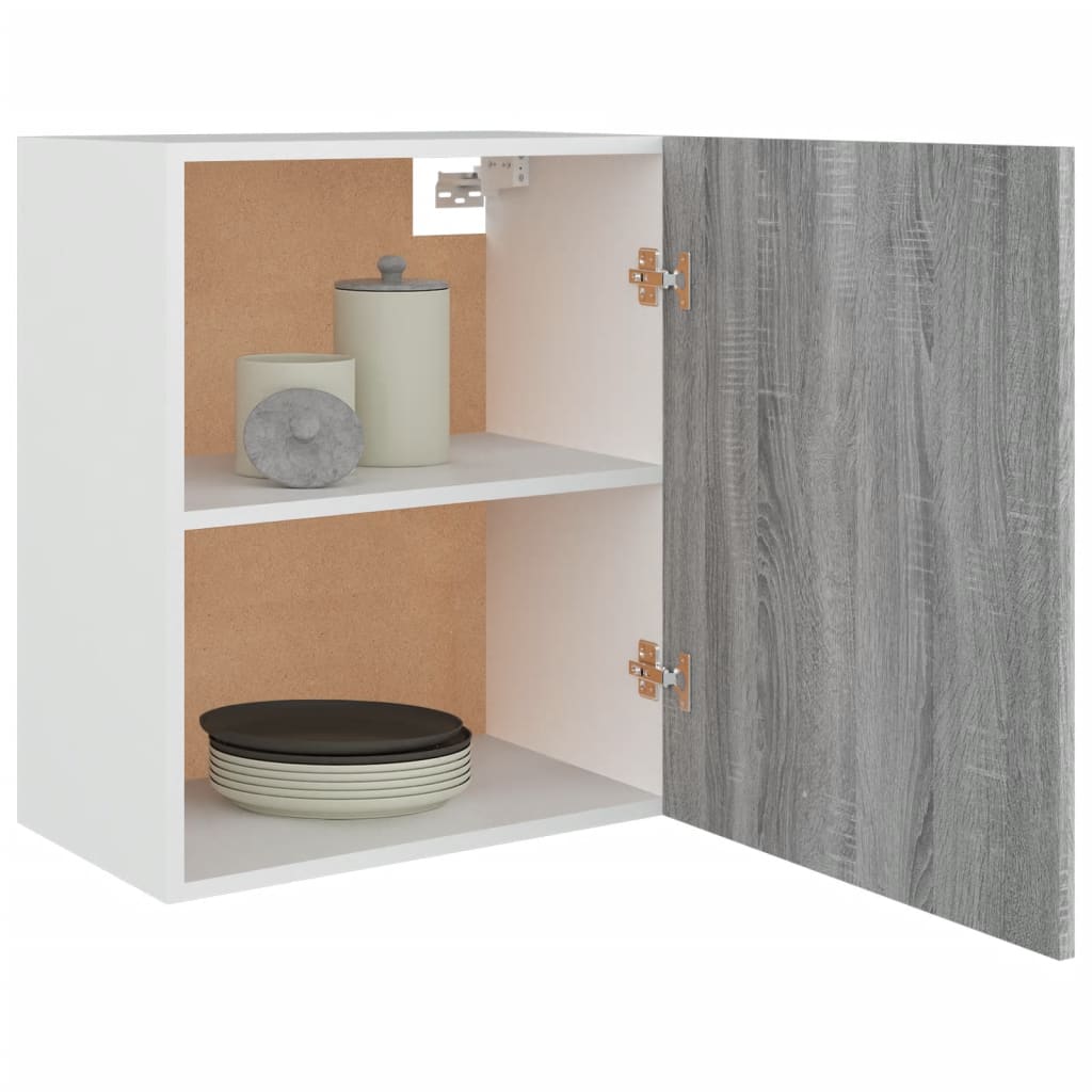 Hängeschrank Grau Sonoma 50x31x60 cm Holzwerkstoff