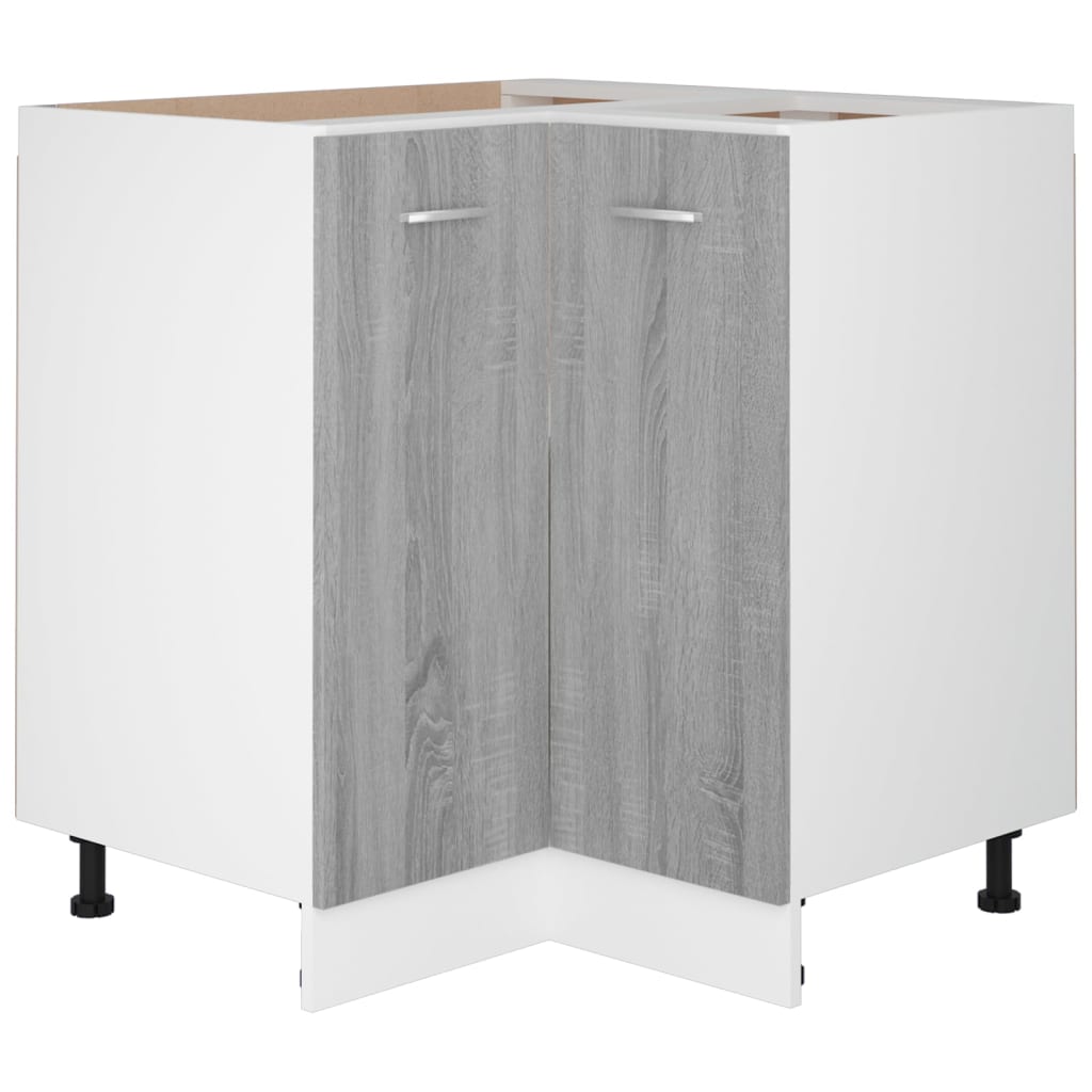 Küchenschrank Grau Sonoma 75,5x75,5x81,5 cm Holzwerkstoff