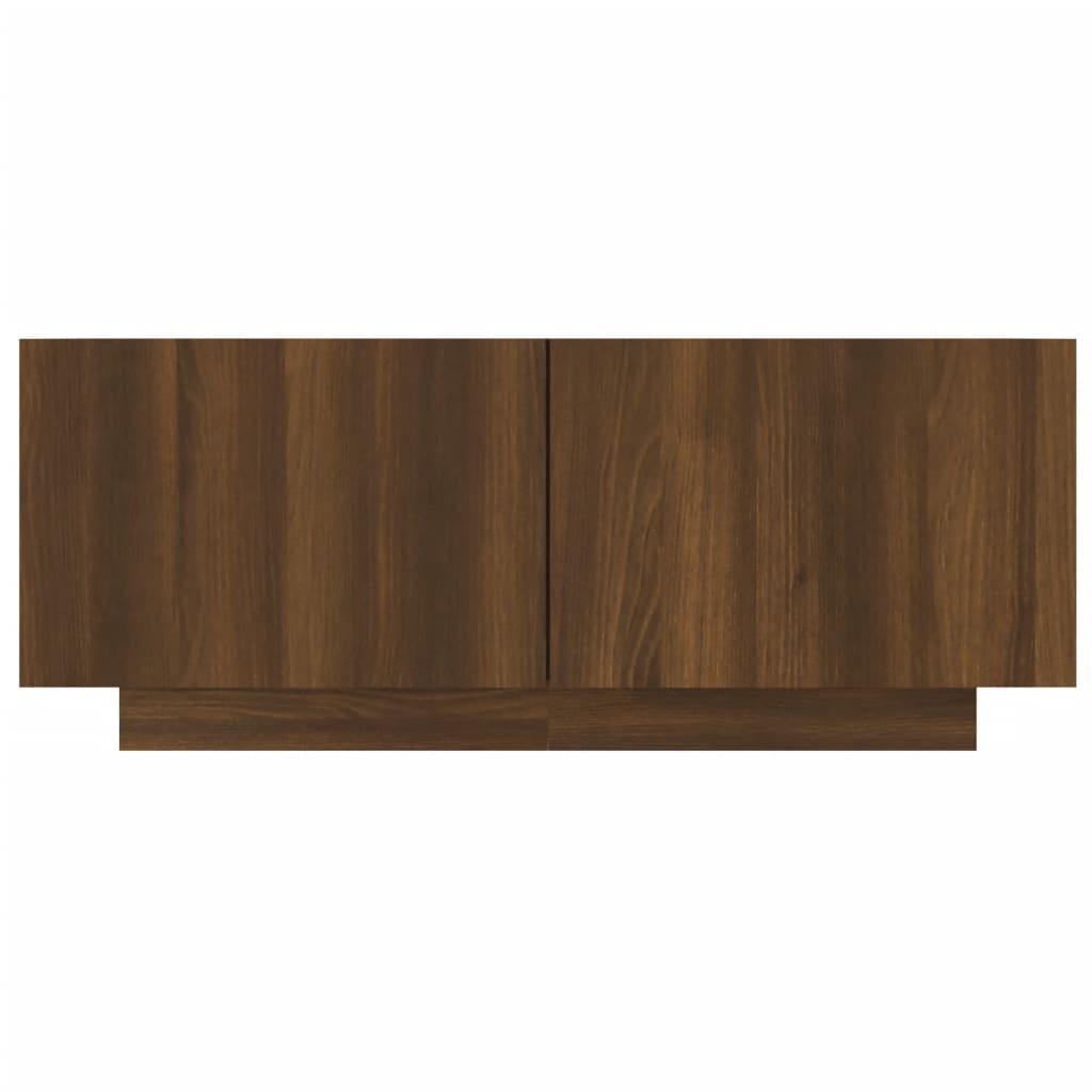 TV-Schrank Braun Eichen-Optik 100x35x40 cm Holzwerkstoff