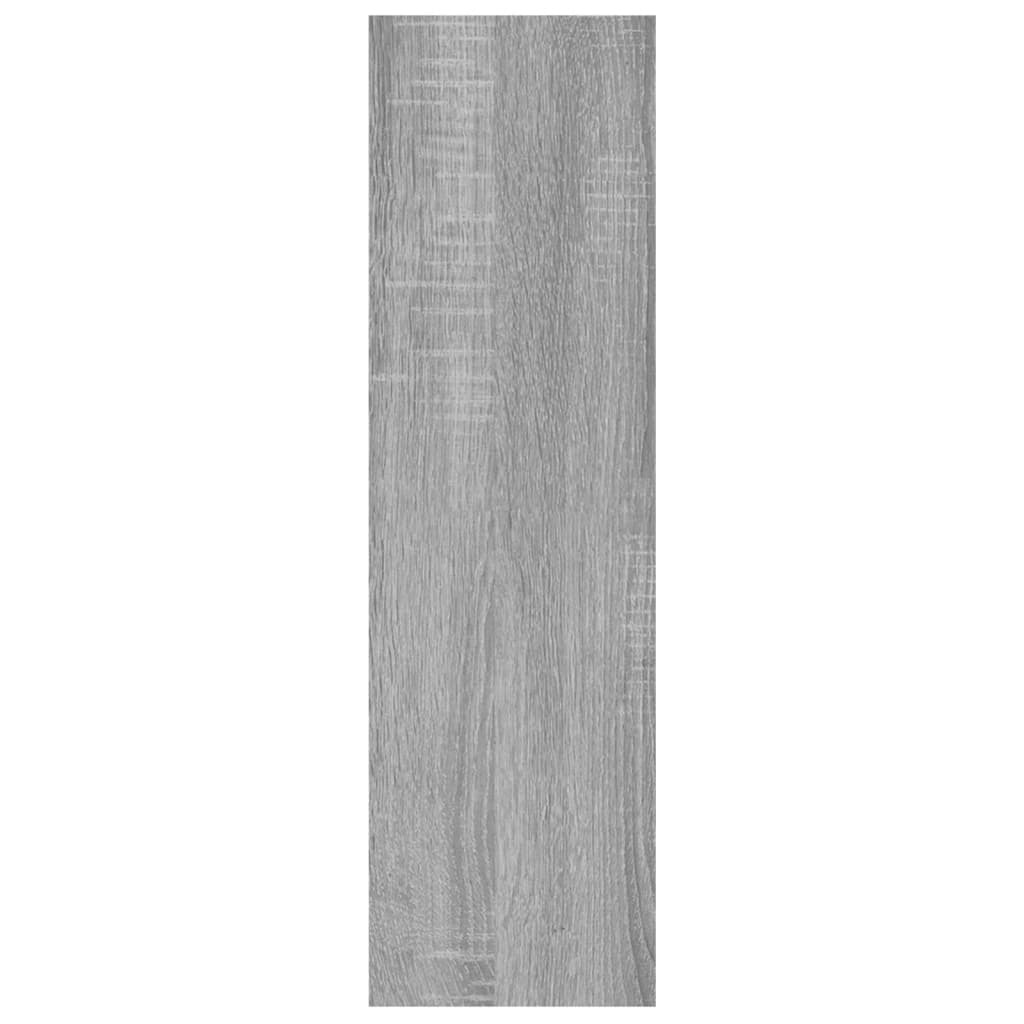 Wandregal Grau Sonoma 75x16x55 cm Holzwerkstoff