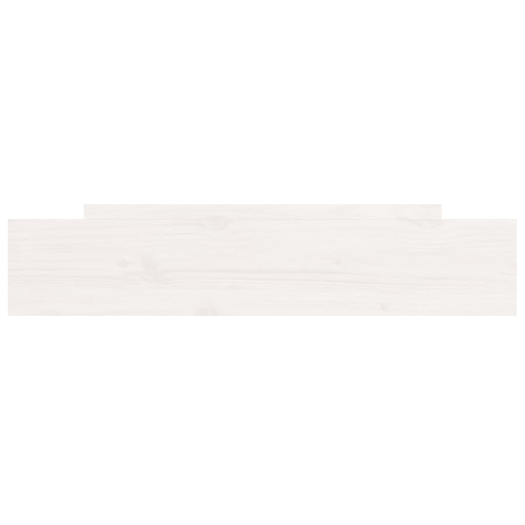 Bettschubladen 2 Stk. Weiß Massivholz Kiefer
