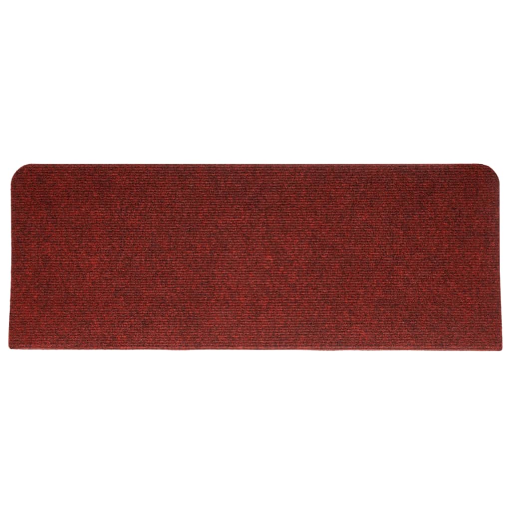 Stufenmatten Selbstklebend 15 Stk. 65x24,5x3,5 cm Rot