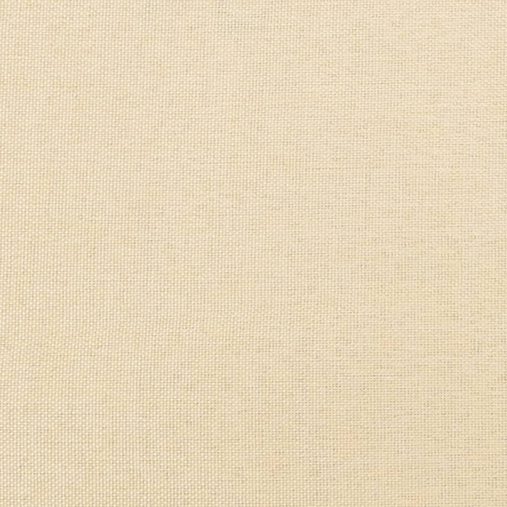 Wandpaneele 12 Stk. Creme 60x15 cm Stoff 1,08 m²