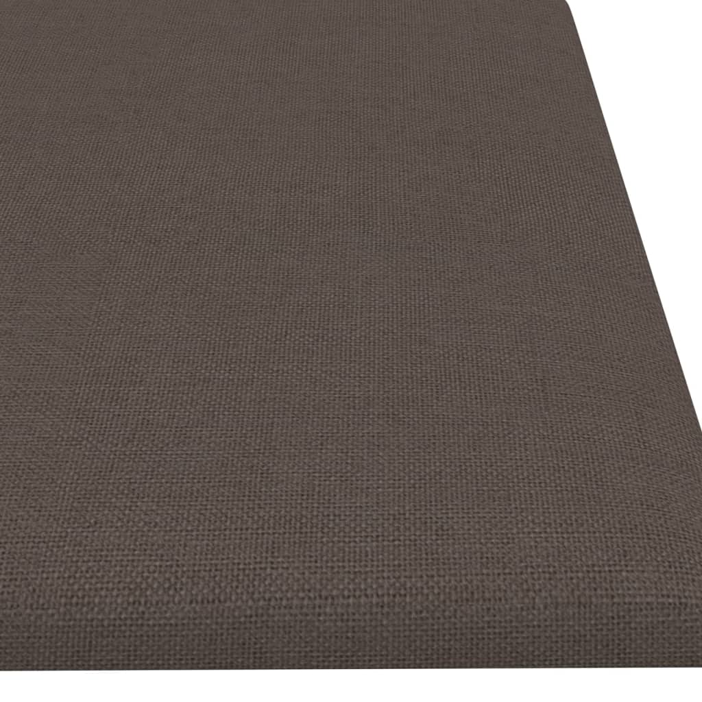 Wandpaneele 12 Stk. Taupe 60x15 cm Stoff 1,08 m²