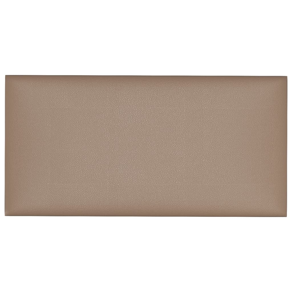 Wandpaneele 12 Stk. Cappuccino-Braun 60x30cm Kunstleder 2,16 m²