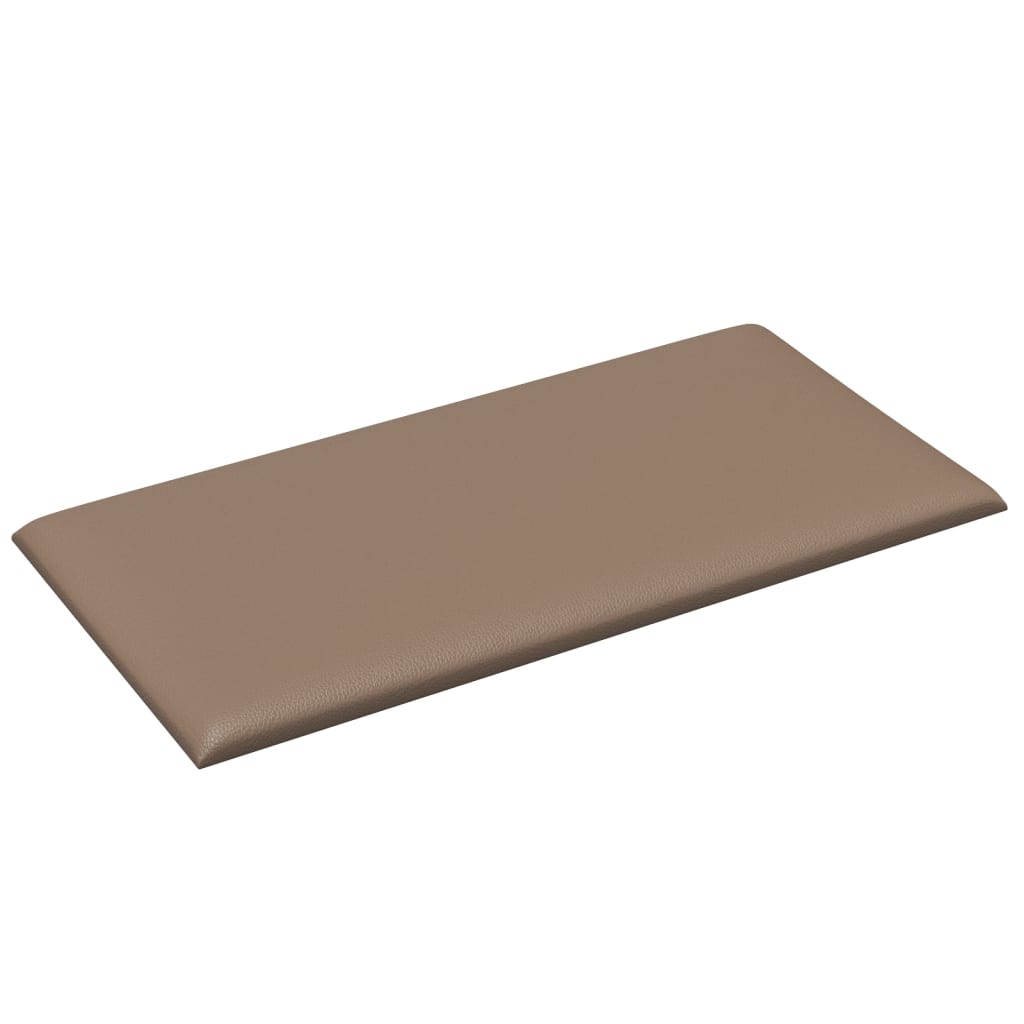 Wandpaneele 12 Stk. Cappuccino-Braun 60x30cm Kunstleder 2,16 m²