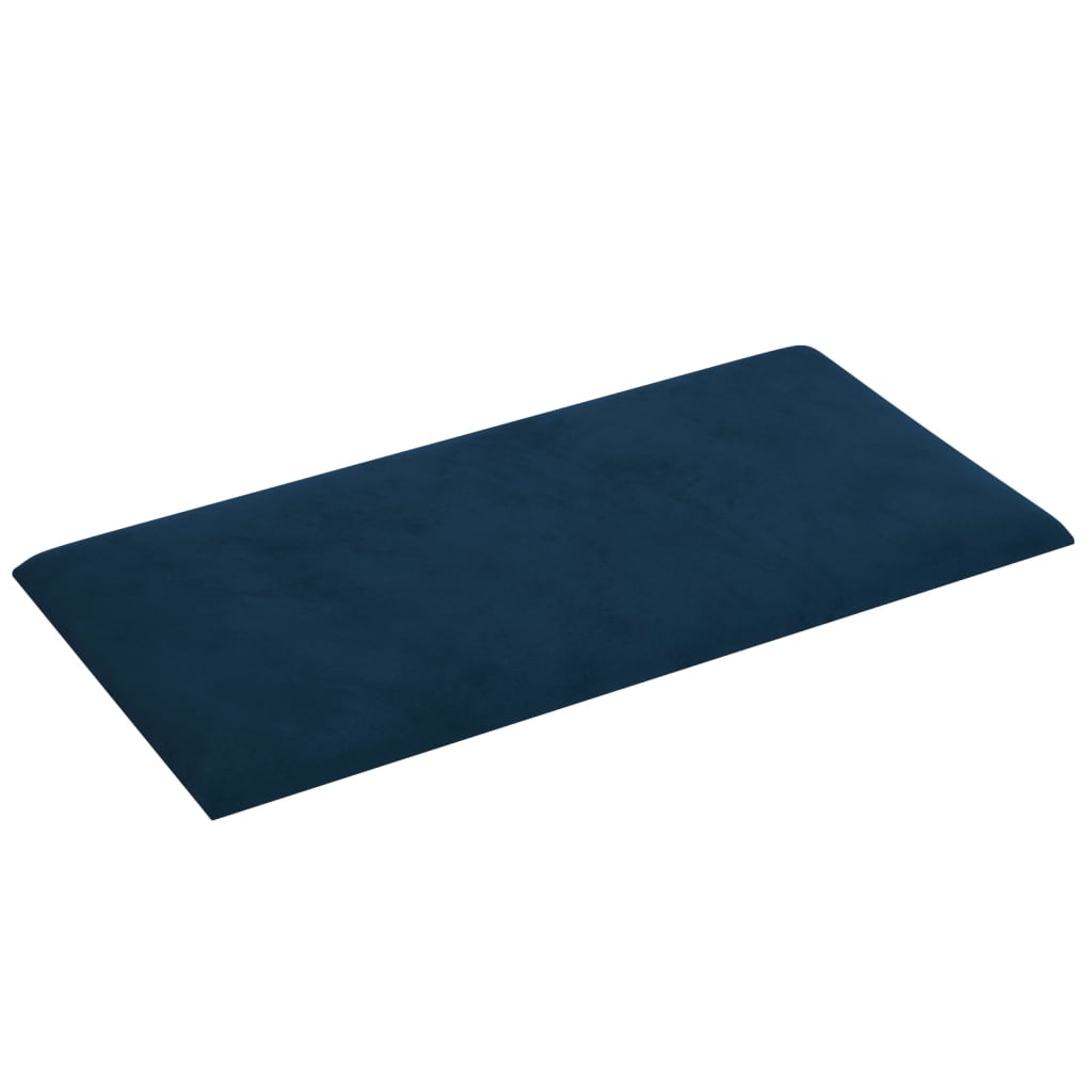 Wandpaneele 12 Stk. Blau 60x30 cm Samt 2,16 m²