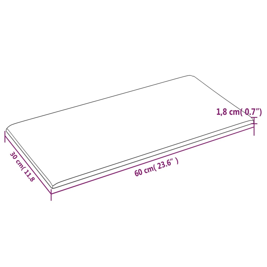 Wandpaneele 12 Stk. Dunkelgrau 60x30 cm Samt 2,16 m²