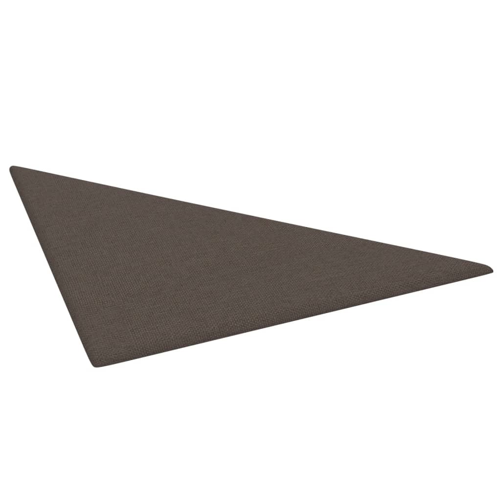 Wandpaneele 12 Stk. Taupe 30x30 cm Stoff 0,54 m²