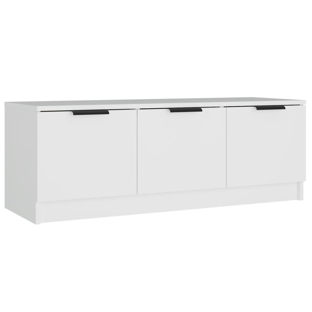 TV-Schrank Weiß 102x35x36,5 cm Holzwerkstoff