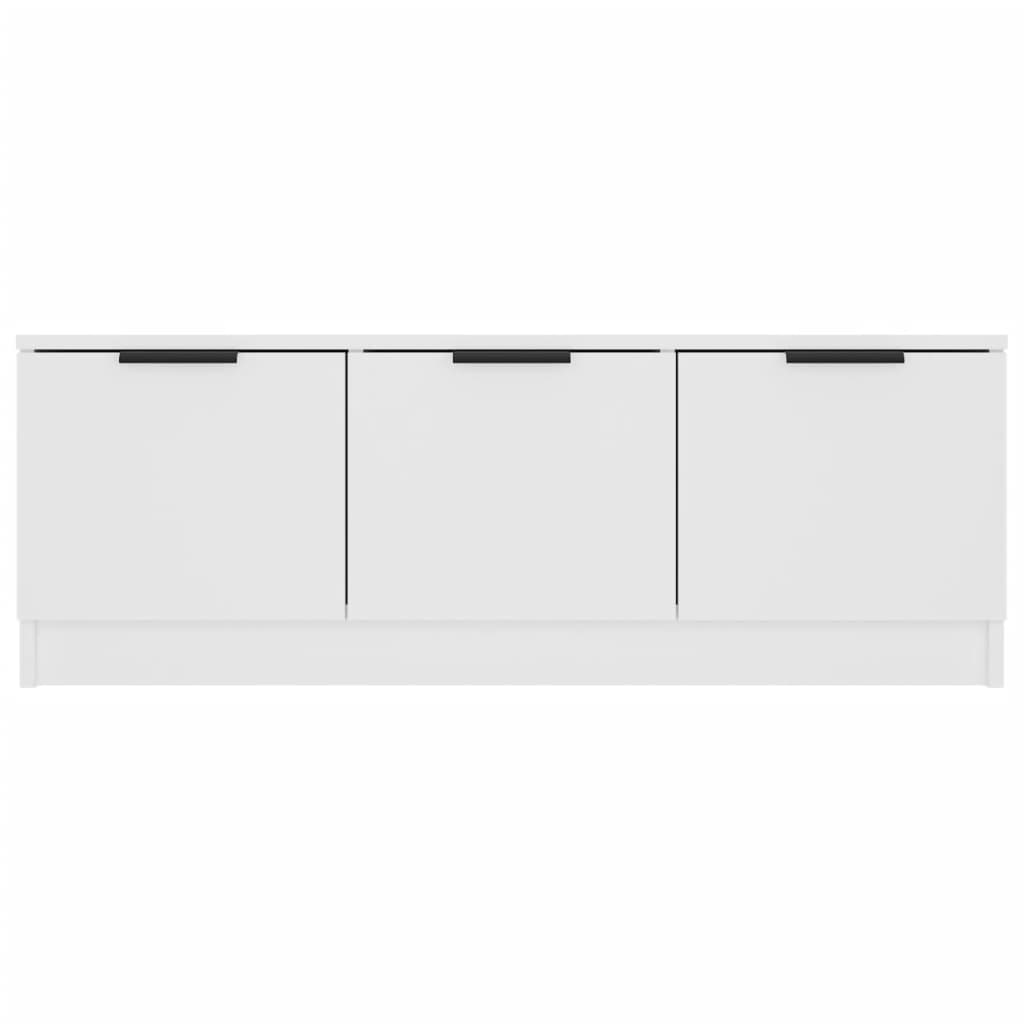 TV-Schrank Weiß 102x35x36,5 cm Holzwerkstoff