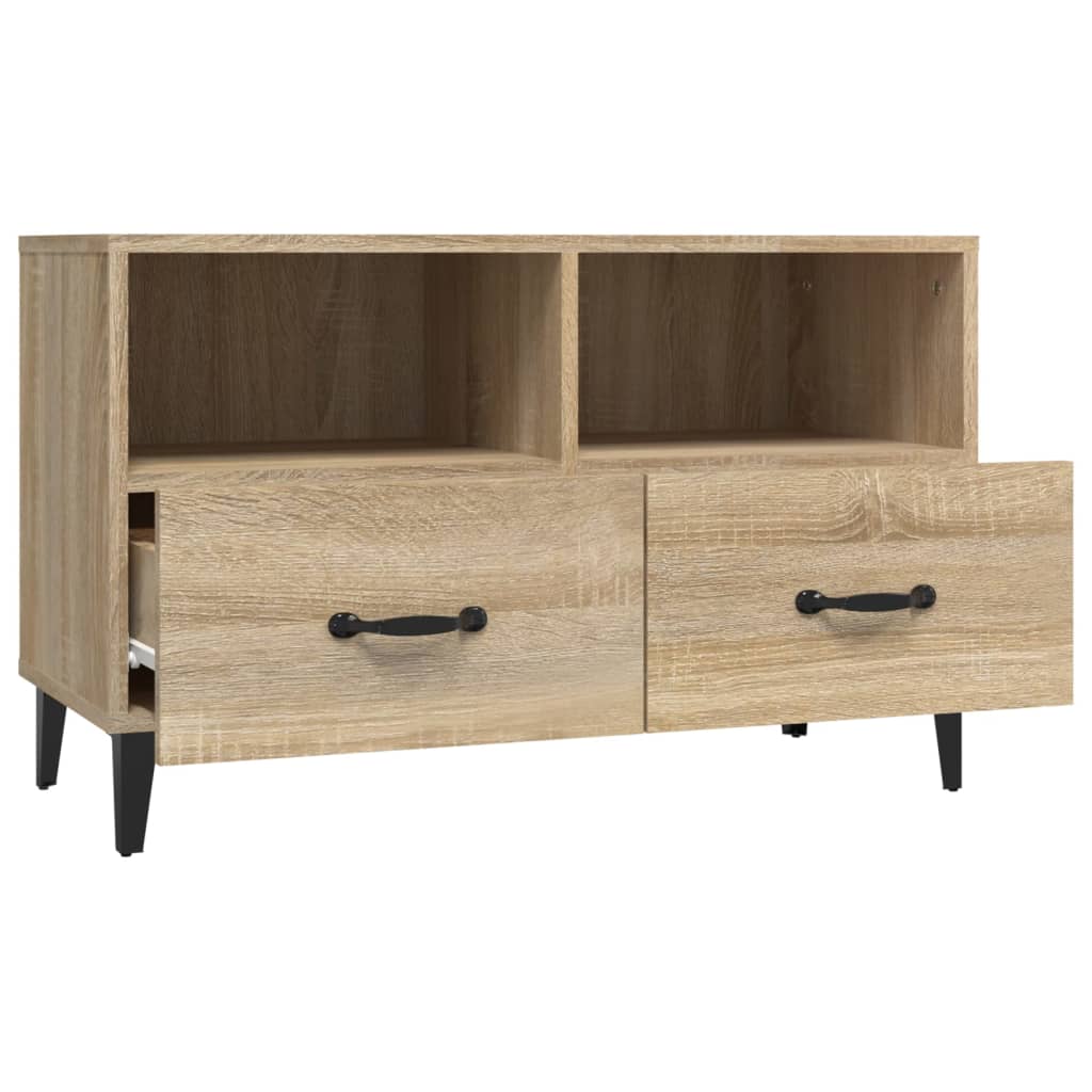 TV-Schrank Sonoma-Eiche 80x36x50 cm Holzwerkstoff