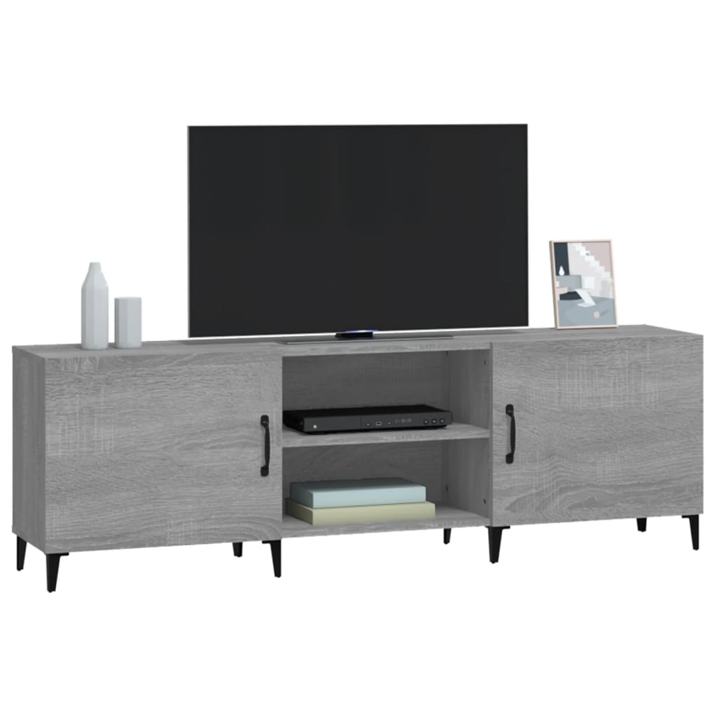 TV-Schrank Grau Sonoma 150x30x50 cm Holzwerkstoff