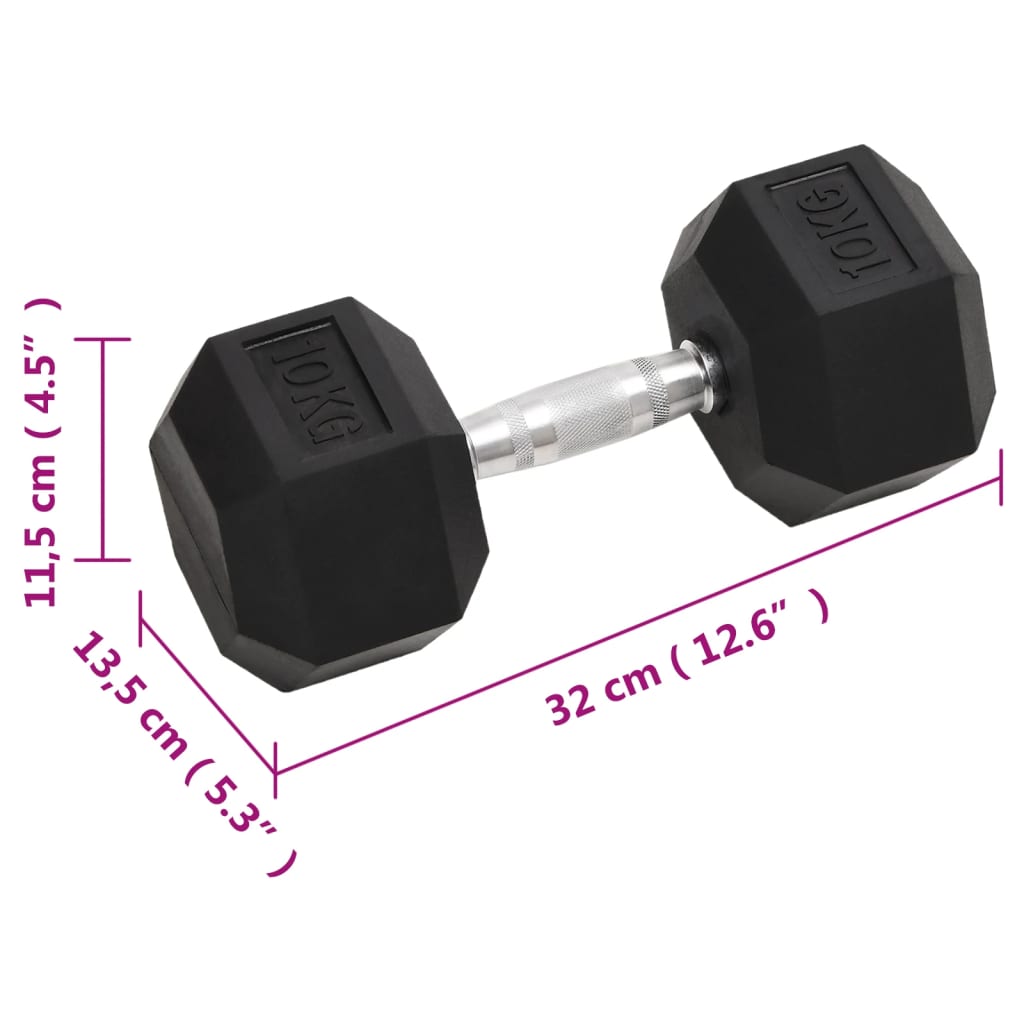 Kurzhanteln 2 Stk. 20 kg Gusseisen