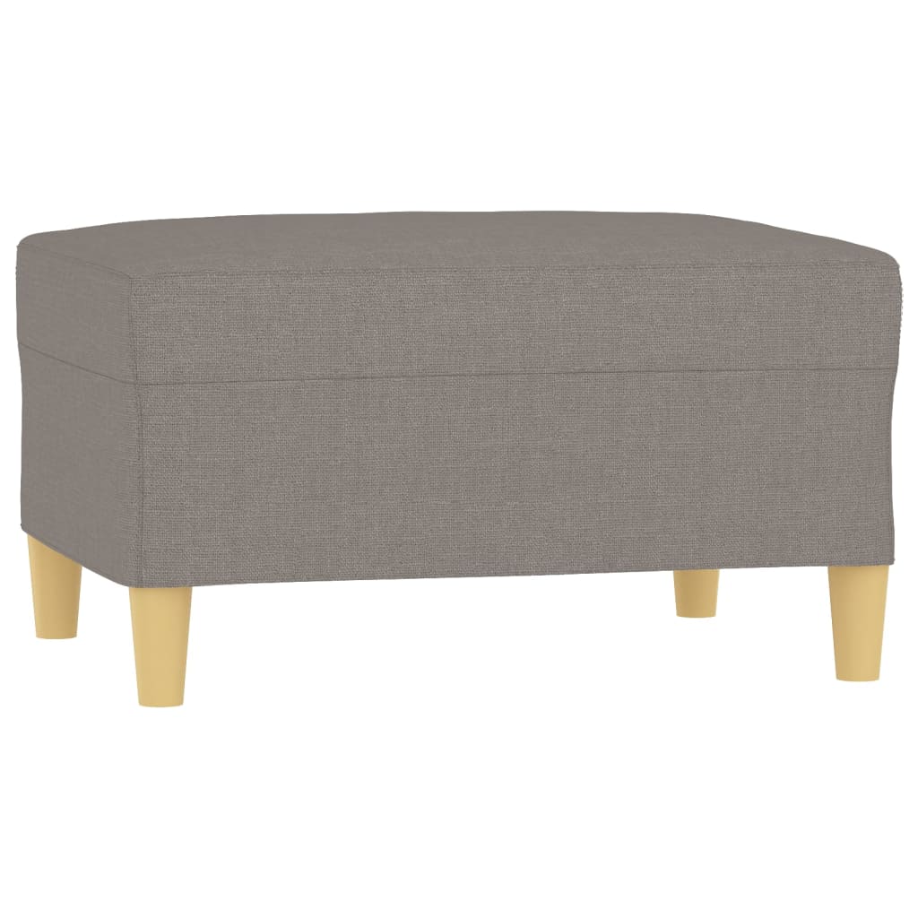 Fußhocker Taupe 70x55x41 cm Stoff