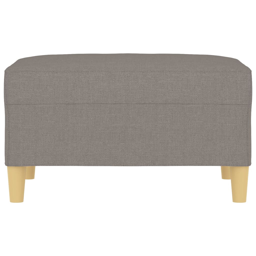 Fußhocker Taupe 70x55x41 cm Stoff