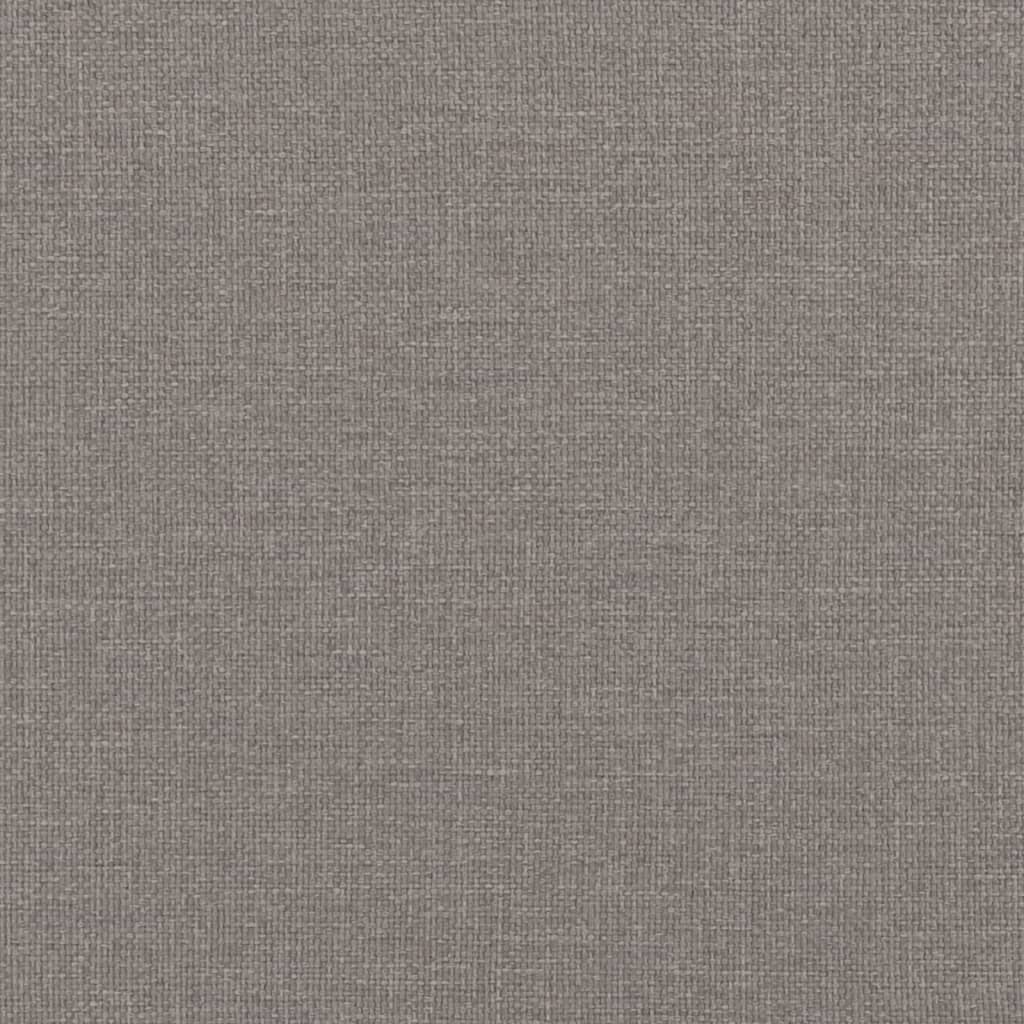 Fußhocker Taupe 60x50x41 cm Stoff