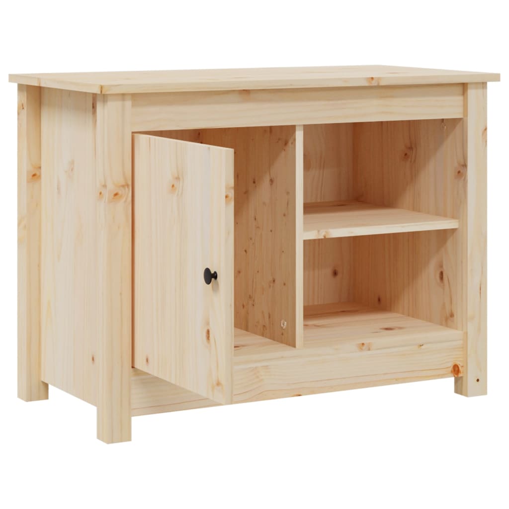 TV-Schrank 70x36,5x52 cm Massivholz Kiefer