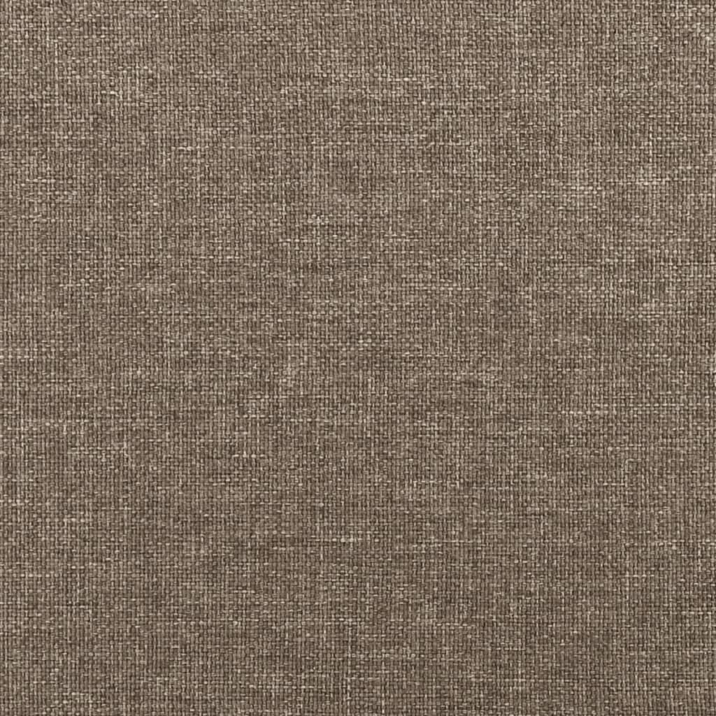 Kopfteile 4 Stk. Taupe 90x5x78/88 cm Stoff