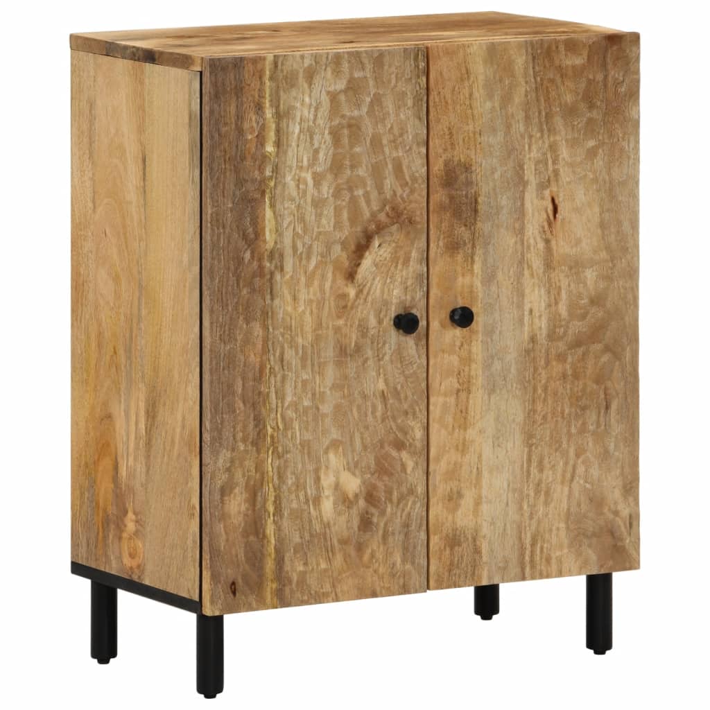 Beistellschrank 60x33x75 cm Massivholz Mango