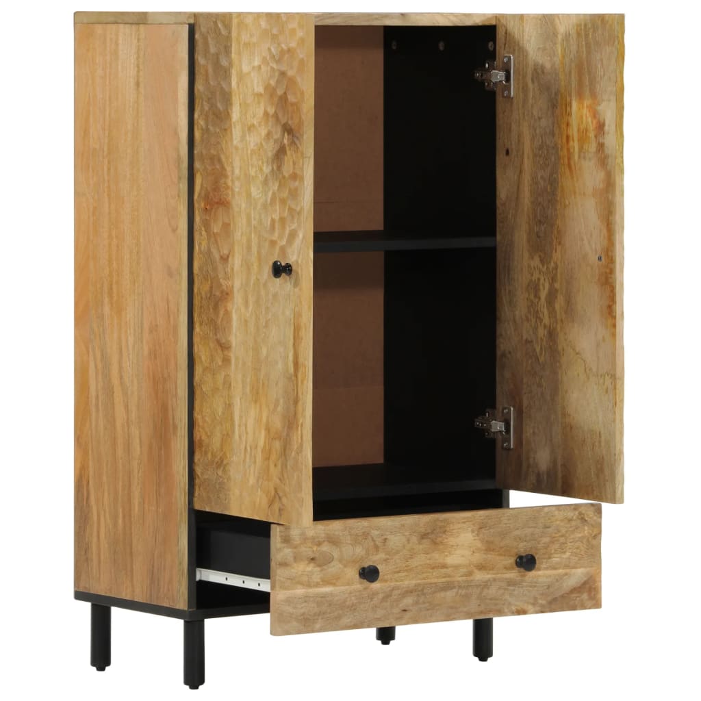 Highboard 60x33x100 cm Massivholz Mango