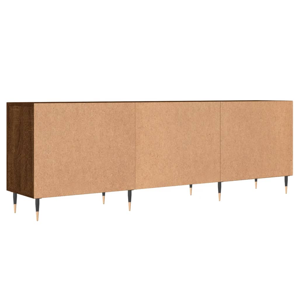 TV-Schrank Braun Eichen-Optik 150x30x50 cm Holzwerkstoff