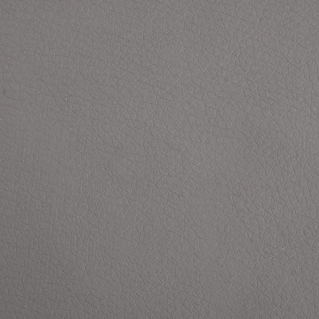 Kindersofa Grau 90x53x30 cm Kunstleder