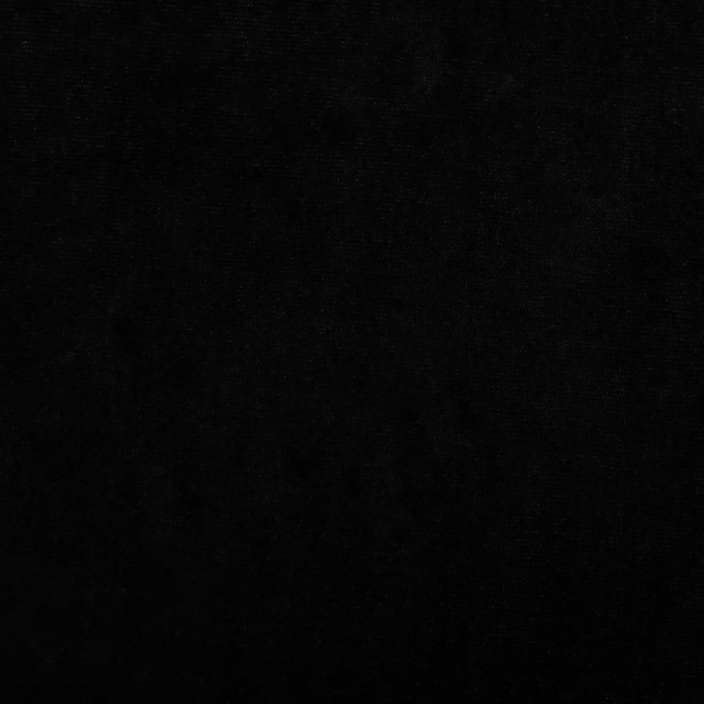 Kindersofa Schwarz 70x45x33 cm Samt