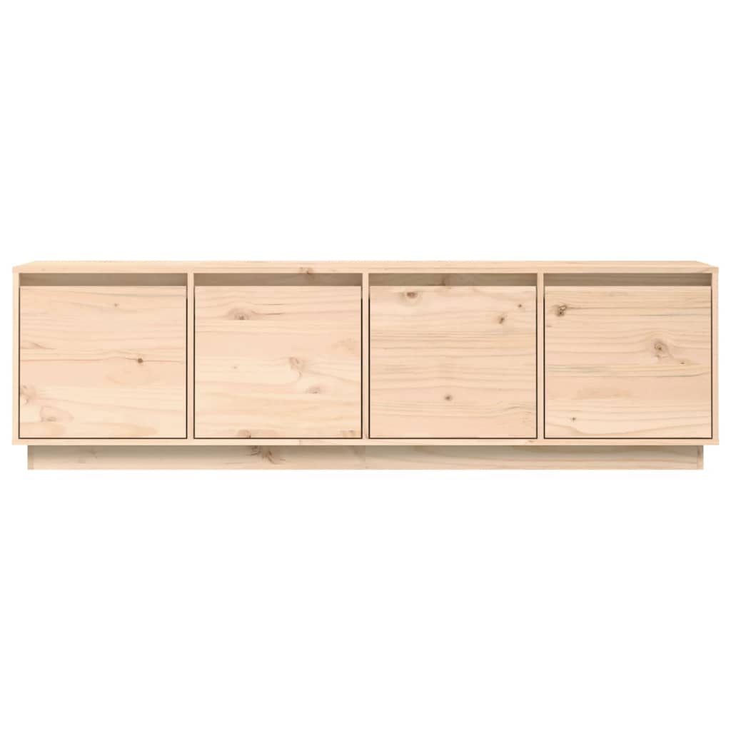 TV-Schrank 156x37x45 cm Massivholz Kiefer