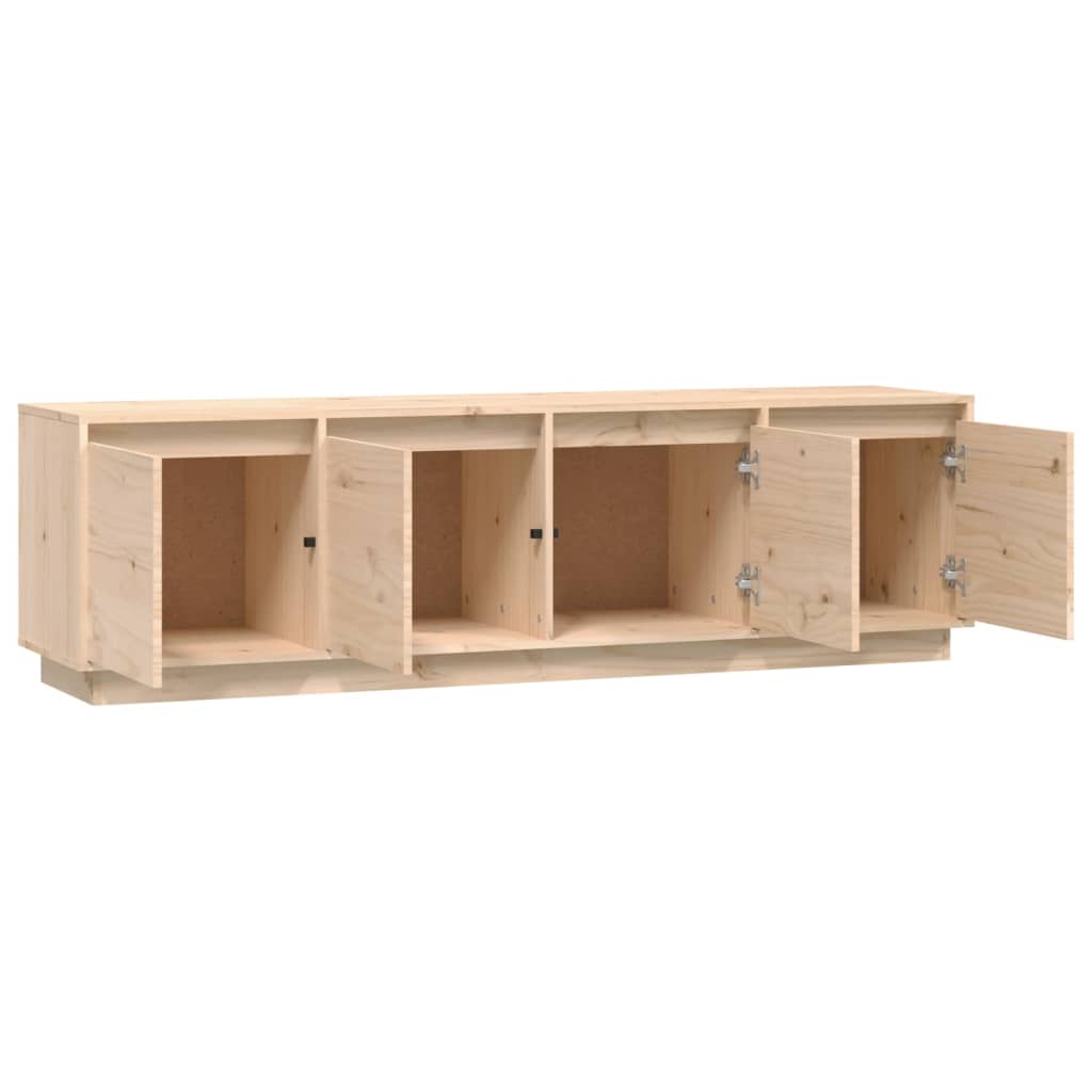 TV-Schrank 156x37x45 cm Massivholz Kiefer