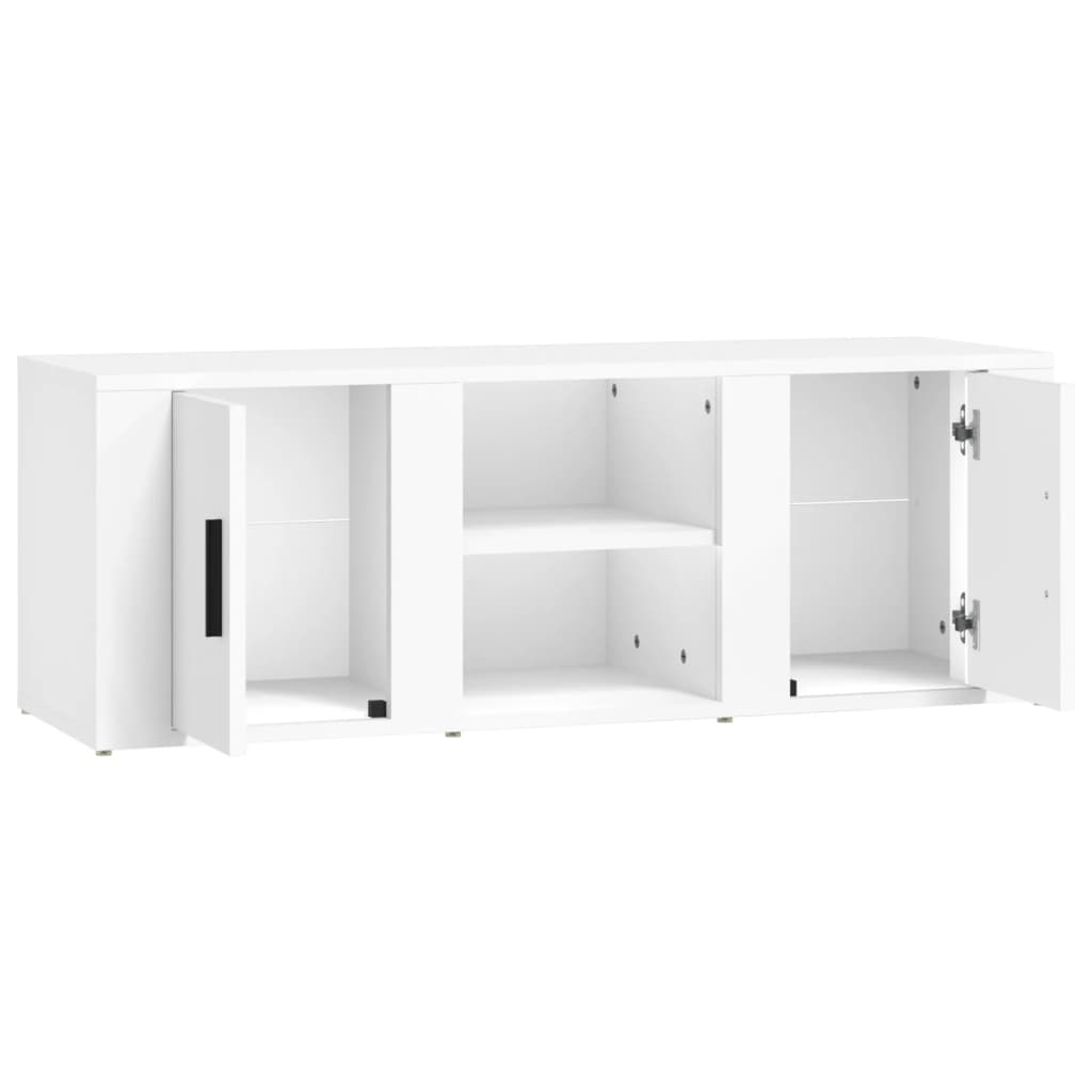 TV-Schrank Weiß 100x31,5x35 cm Holzwerkstoff