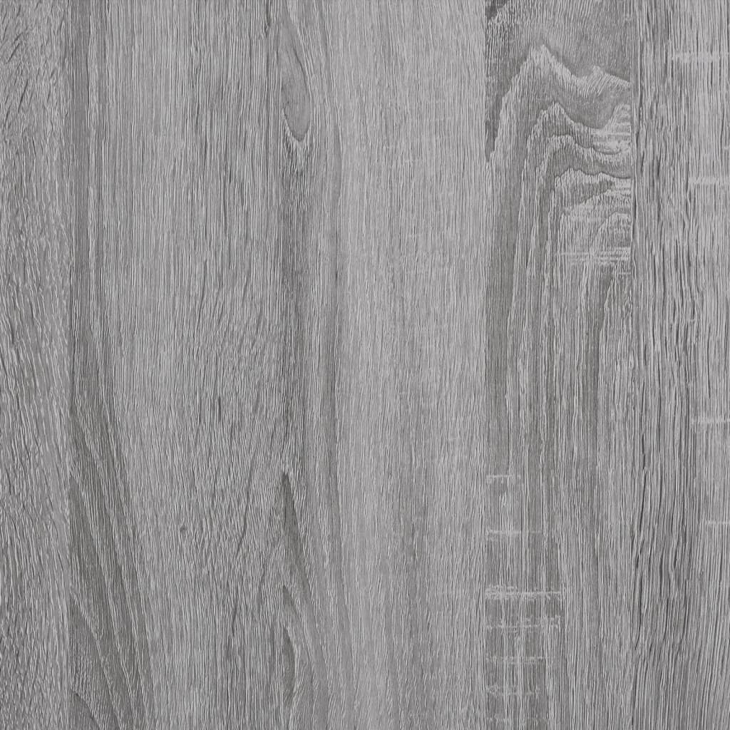 Bücherregal Grau Sonoma 45x24x160 cm Holzwerkstoff