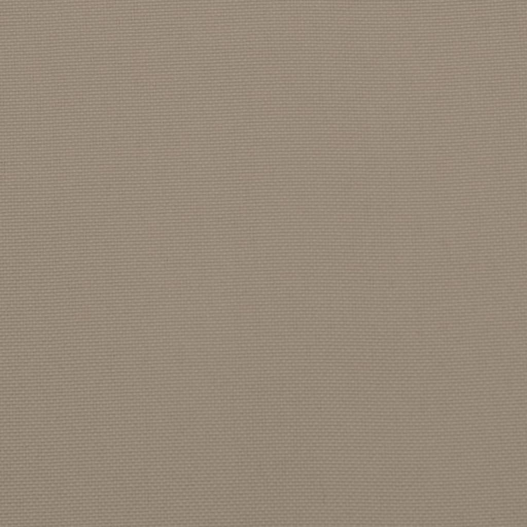 Stuhlkissen 2 Stk. Taupe 40x40x7 cm Oxford-Gewebe