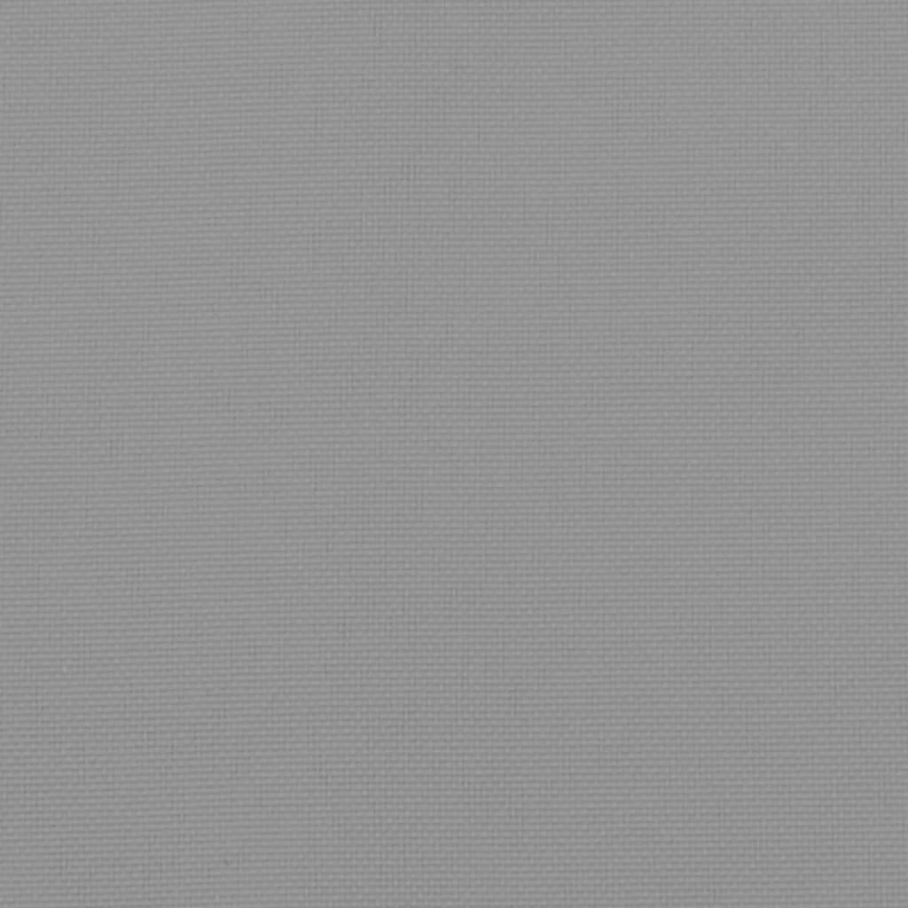 Stuhlkissen 4 Stk. Grau 50x50x7 cm Oxford-Gewebe