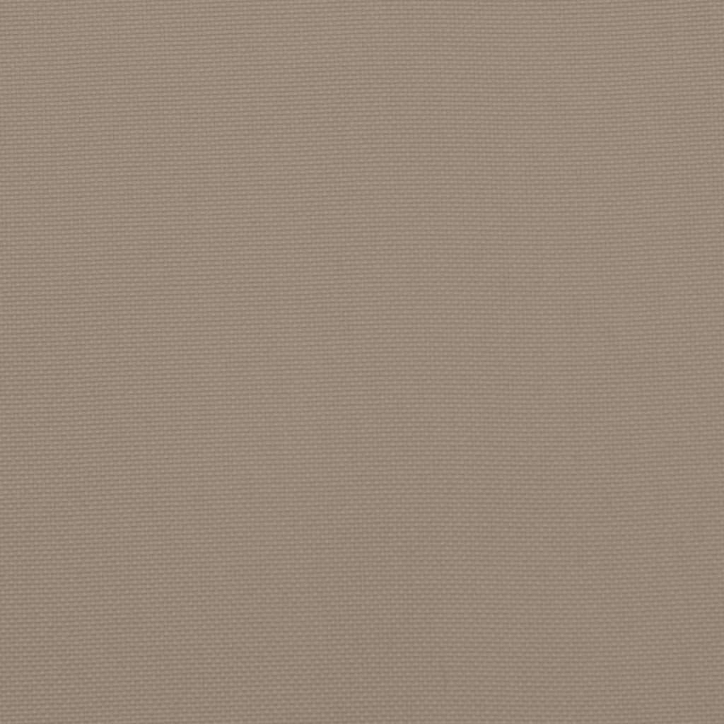 Gartenbank-Auflage Taupe 120x50x7 cm Oxford-Gewebe