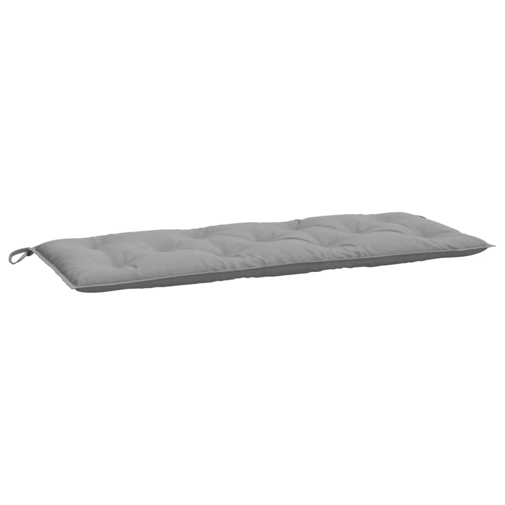 Gartenbank-Auflagen 2 Stk. Grau 120x50x7 cm Oxford-Gewebe