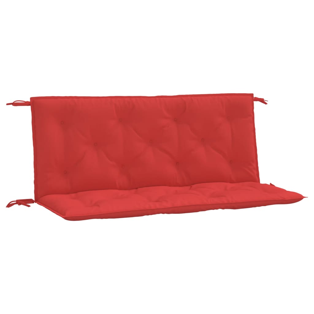 Gartenbank-Auflagen 2 Stk. Rot 120x50x7 cm Oxford-Gewebe