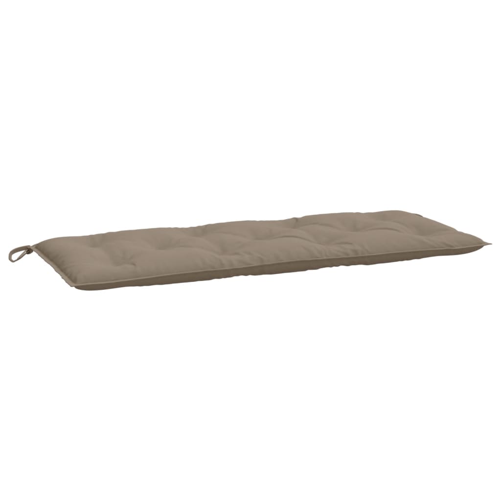 Gartenbank-Auflagen 2 Stk. Taupe 120x50x7 cm Oxford-Gewebe