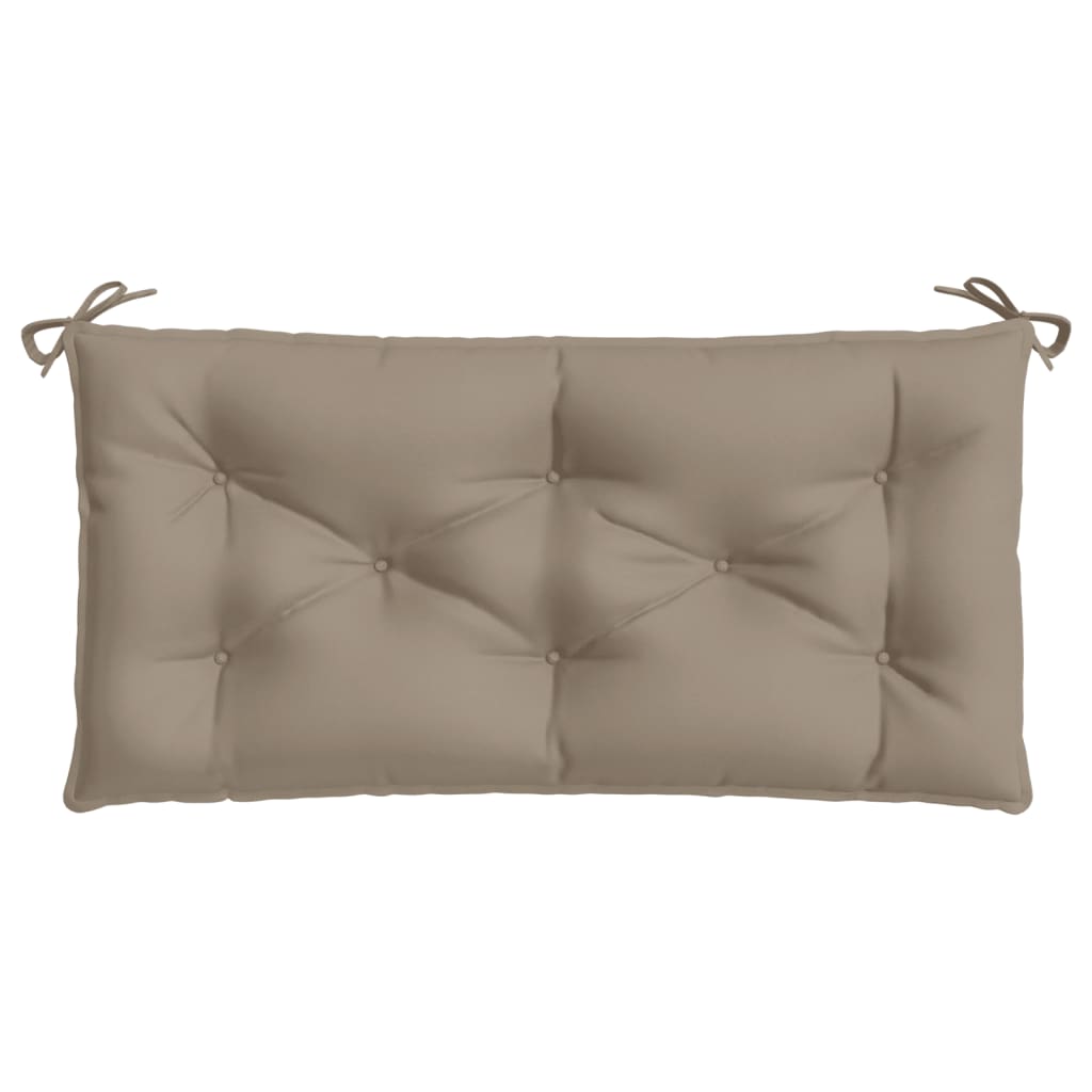 Gartenbank-Auflage Taupe 110x50x7 cm Oxford-Gewebe