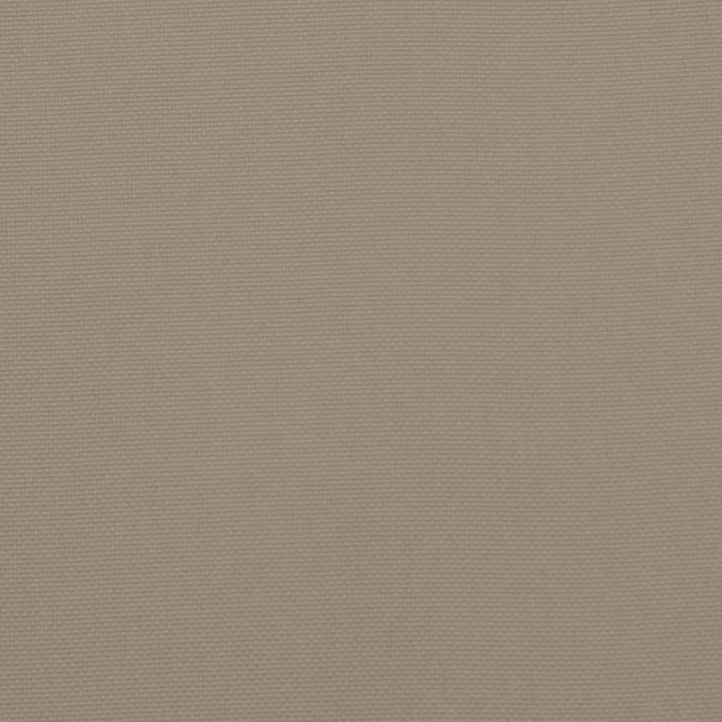 Gartenbank-Auflage Taupe 110x50x7 cm Oxford-Gewebe