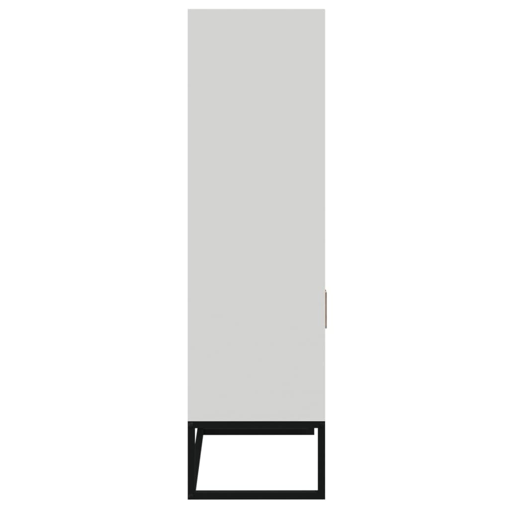 Highboard Weiß 60x35x125 cm Holzwerkstoff