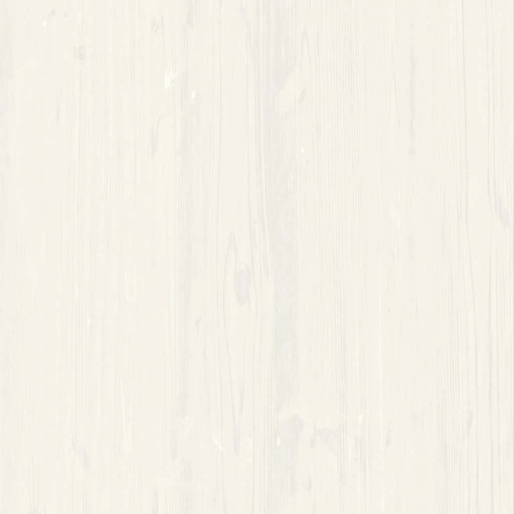 Kleiderschrank VIGO Weiß 90x55x176 cm Massivholz Kiefer