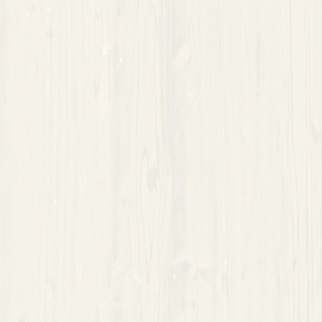 Vitrine VIGO Weiß 85x35x170 cm Massivholz Kiefer