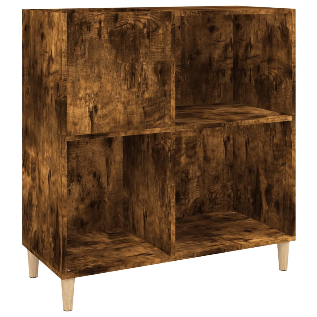 Plattenschrank Räuchereiche 84,5x38x89 cm Holzwerkstoff