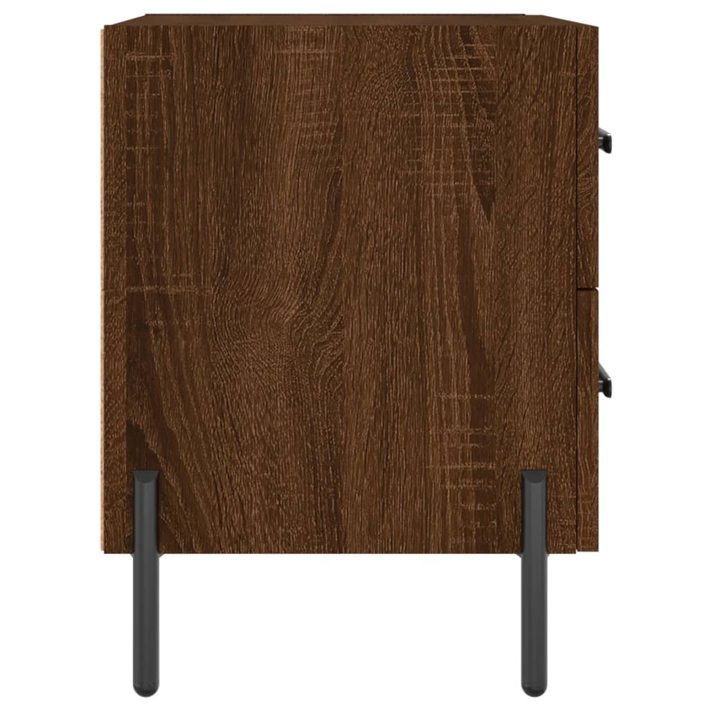 Nachttisch Braune Eiche 40x35x47,5 cm Holzwerkstoff