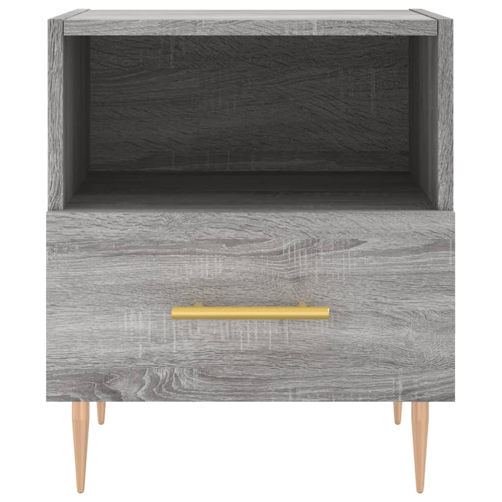 Nachttisch Grau Sonoma 40x35x47,5 cm Holzwerkstoff