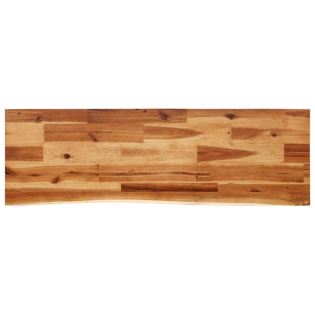 Konsolentisch Baumkante 110x35x80 cm Massivholz Akazie