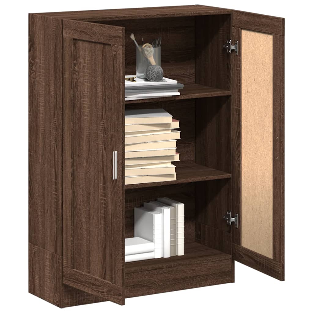 Bücherschrank Braun Eichen-Optik 82,5x30,5x115 cm Holzwerkstoff