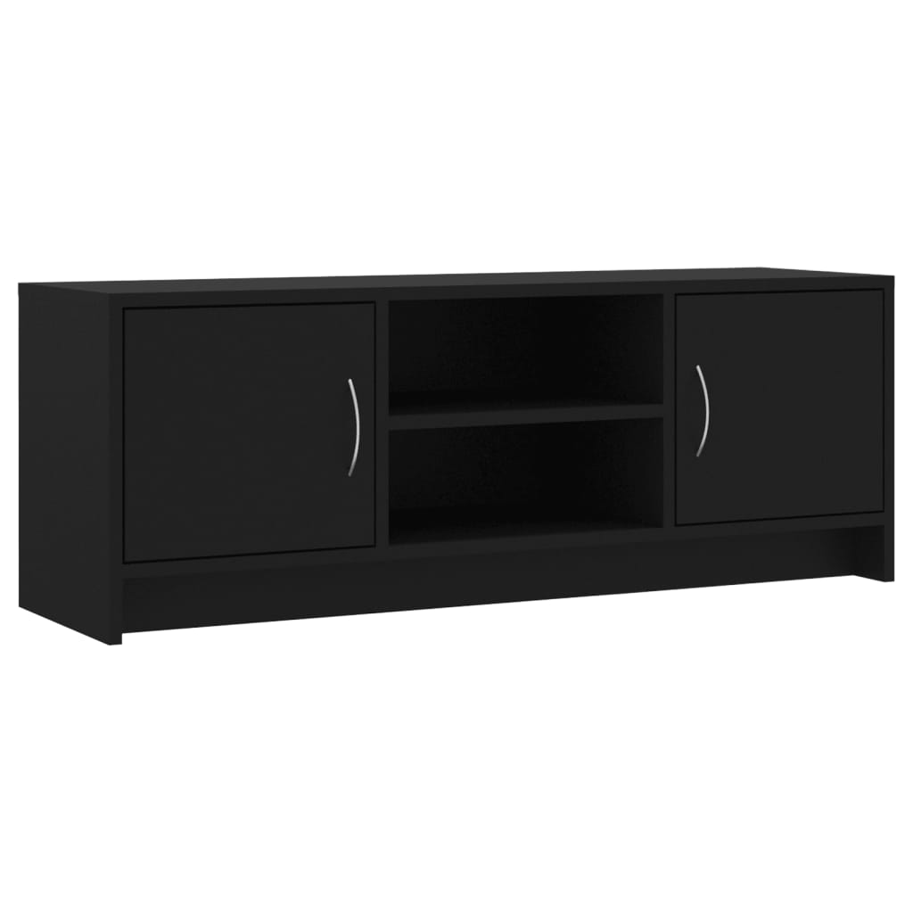 TV-Schrank Schwarz 102x30x37,5 cm Holzwerkstoff