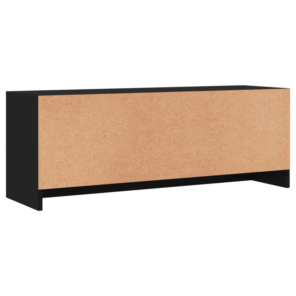 TV-Schrank Schwarz 102x30x37,5 cm Holzwerkstoff